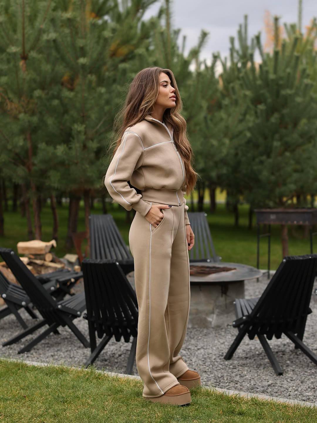 ŞERİTLİ ÜÇ İPLİK TAKIM