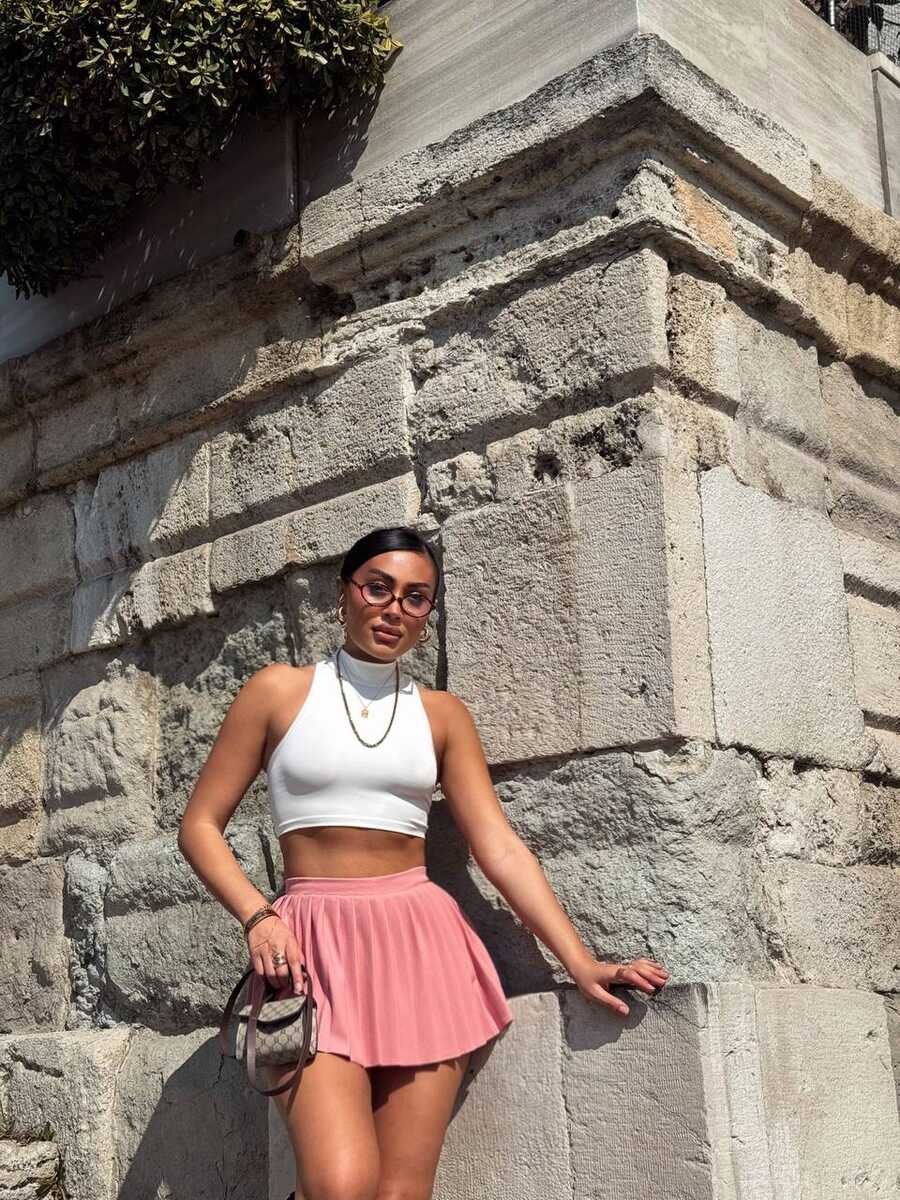 İKİLİ HARİKA ETEKLİ TAKIM PUDRA