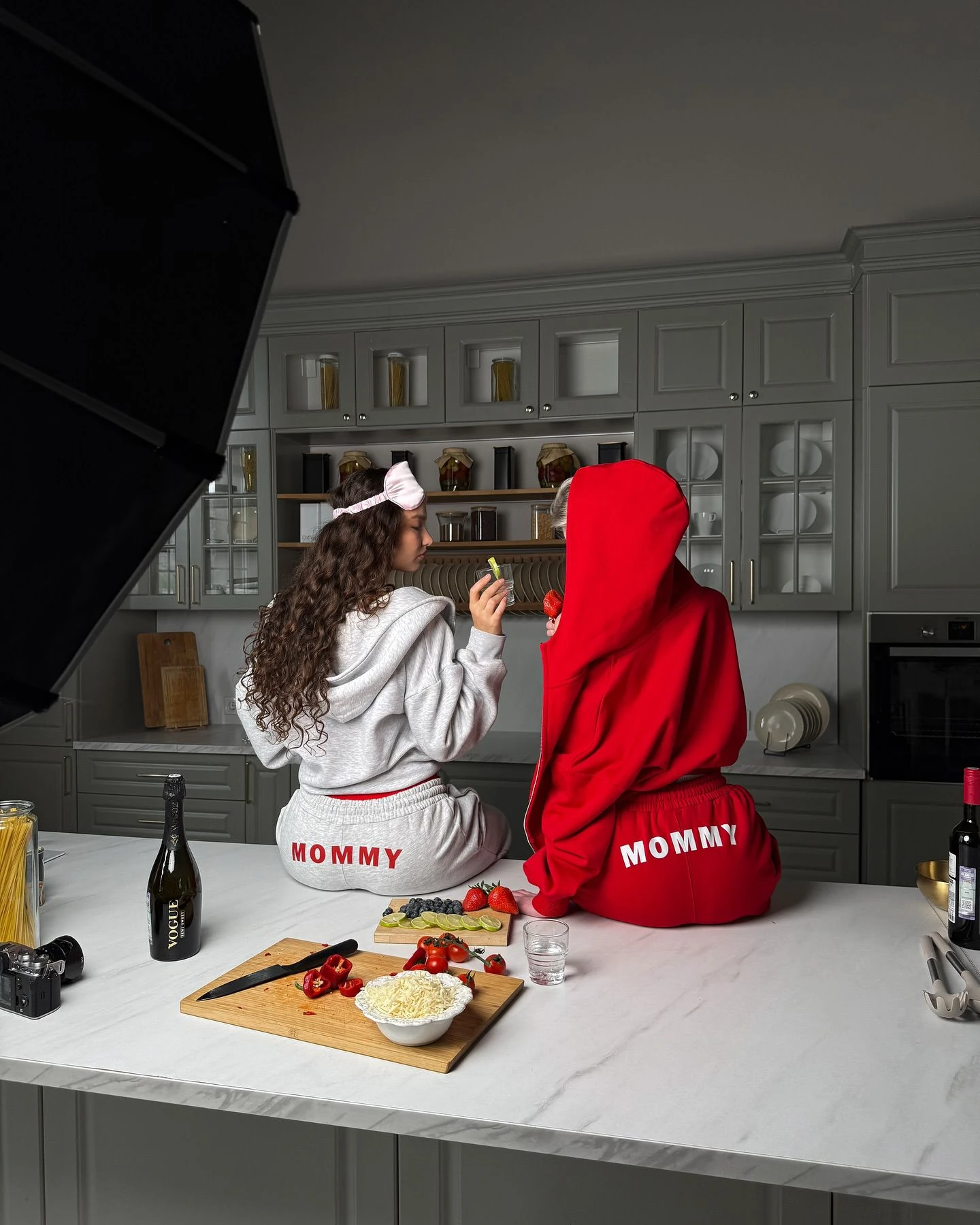 SUGAR MOMMY BASKILI EŞORTMAN TAKIMI