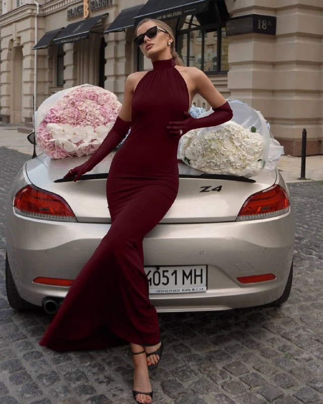 LİKRALI SANDY ELBİSE