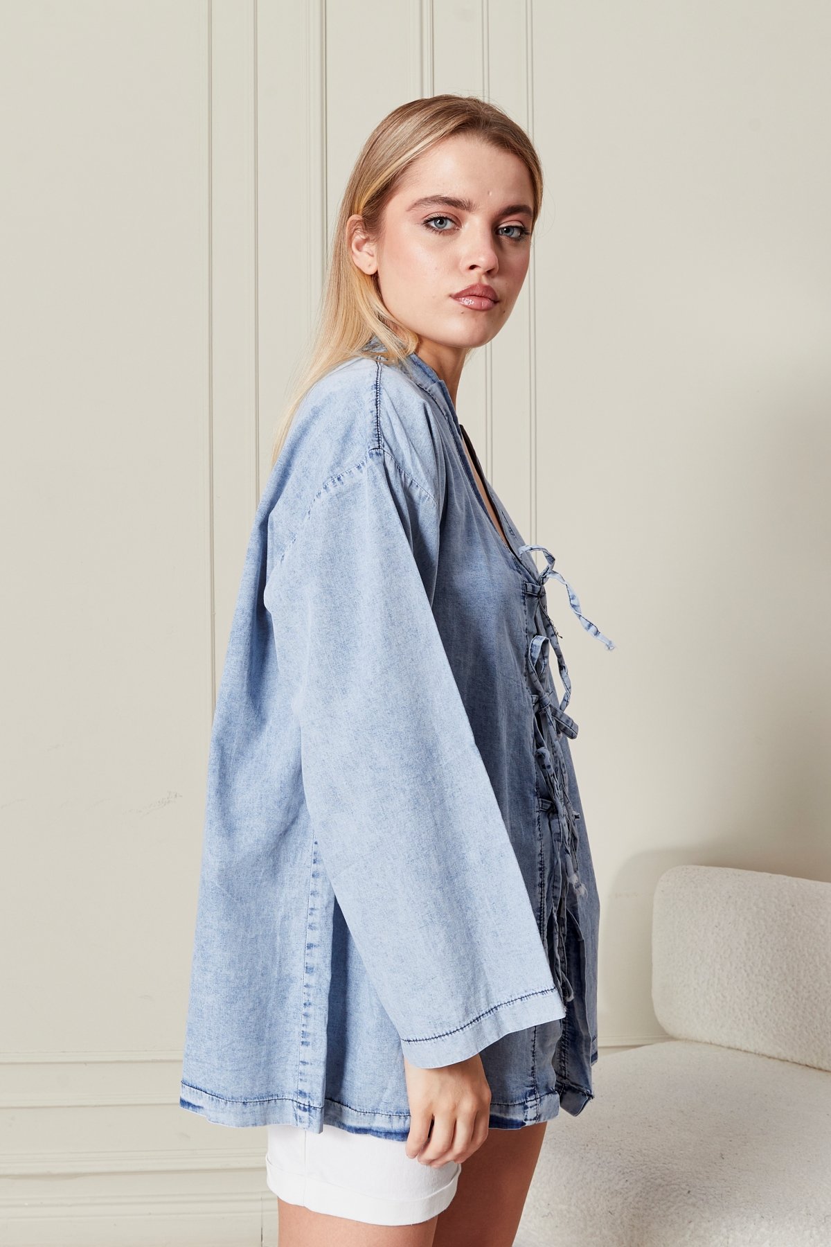 Kadın Kot Kimono 3476