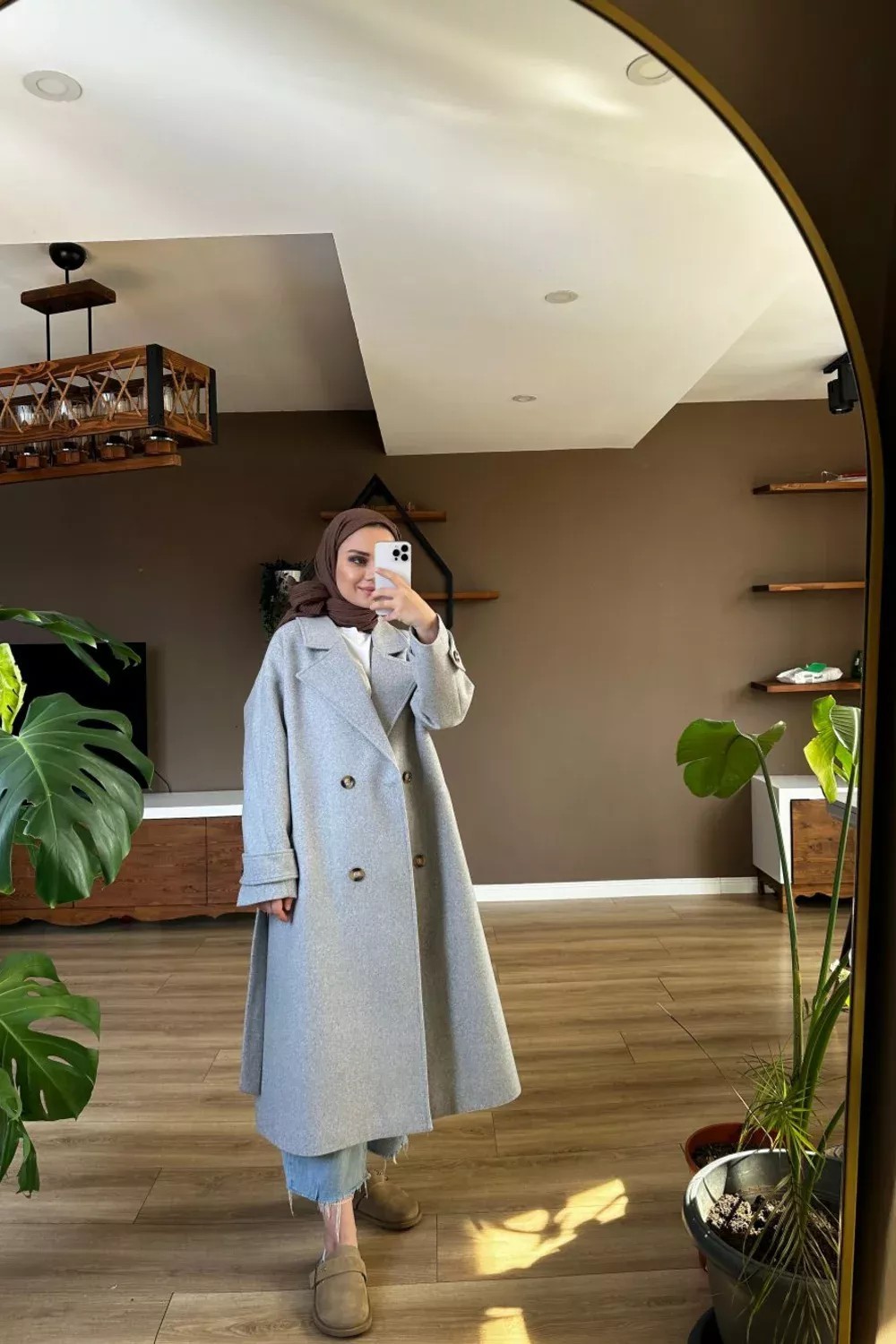 9004 Premium Oversize Kaşe Kaban
