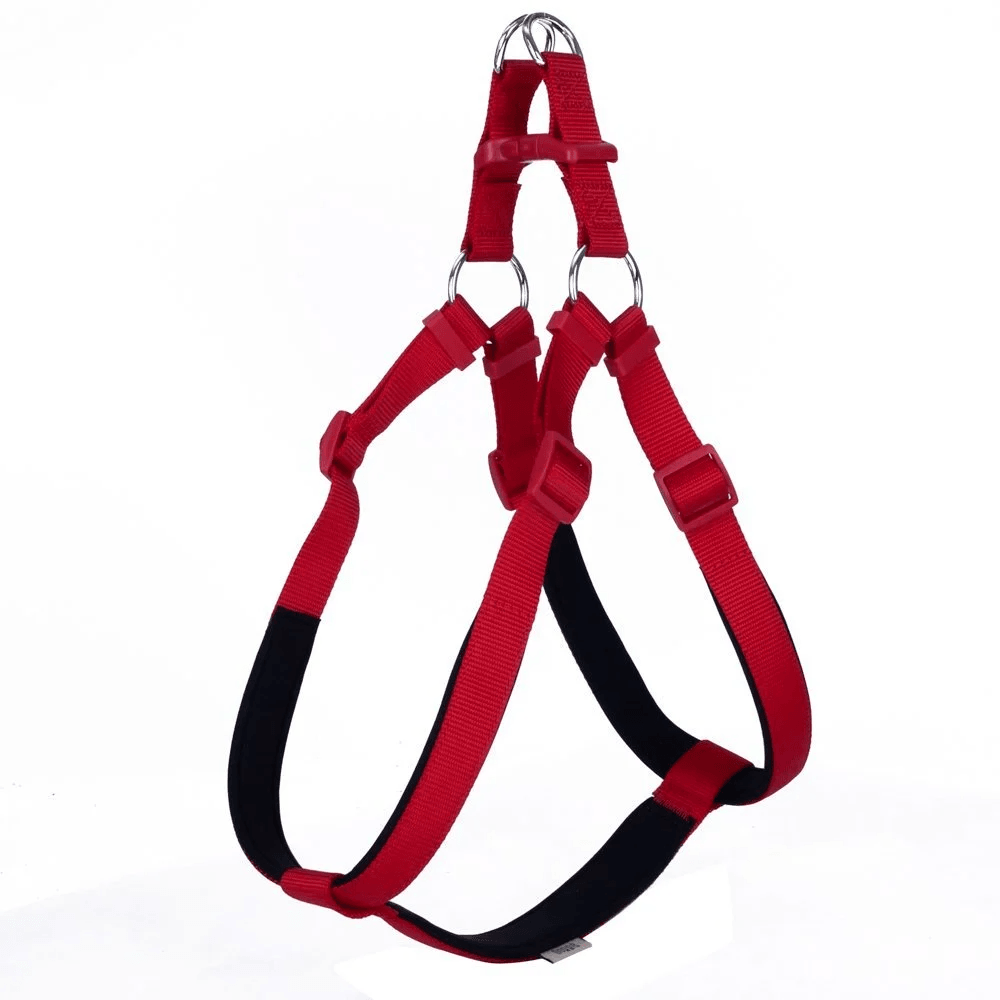 Doggie Konfor Dokuma Ronin Göğüs Tasması Kırmızı 2,5X70-80Cm - STD