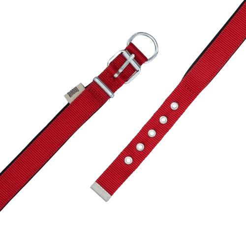 Doggie Konfor Dokuma Boyun Tasması Kırmızı 2,5X37-45Cm