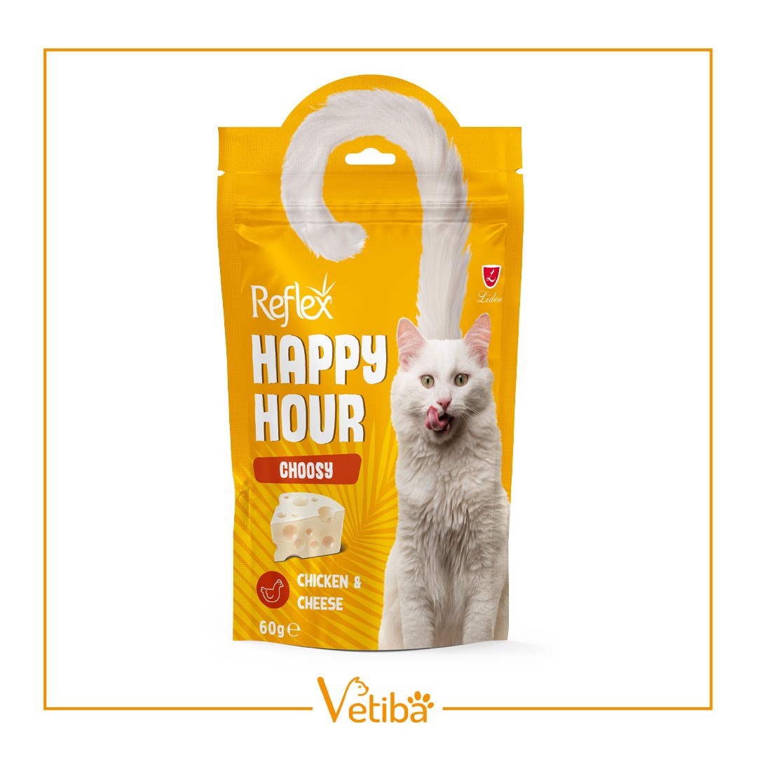 Reflex Happy Hour Choosy Tavuk Peynir 60 gr - STD