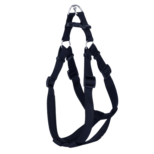Doggie Konfor Dokuma Ronin Göğüs Tasması Siyah 3X75-85Cm - STD