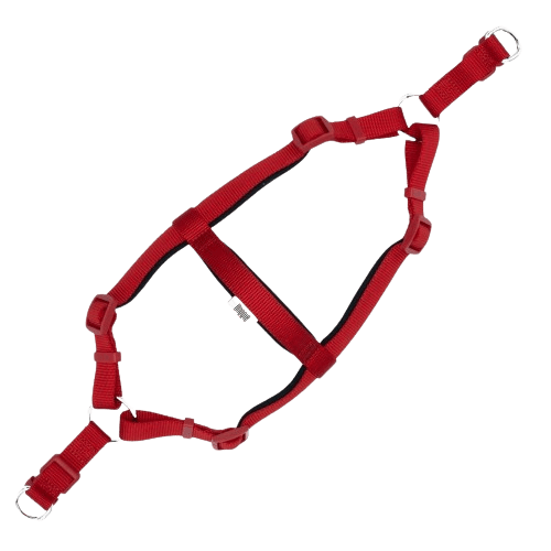 Doggie Konfor Dokuma Ronin Göğüs Tasması Kırmızı 2X45-55Cm