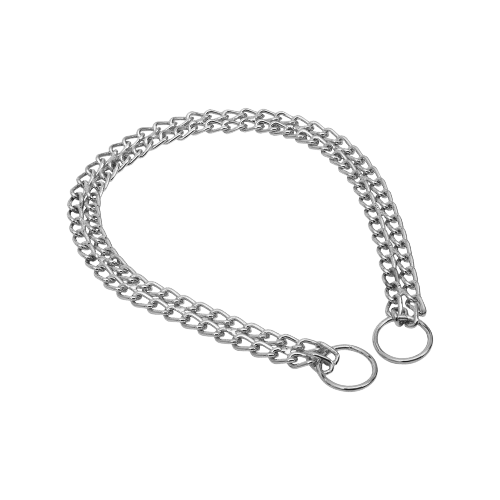 Doggie Boğmalı Duble Zincir Tasma Kromkaplama 2,5X45-55Cm - STD