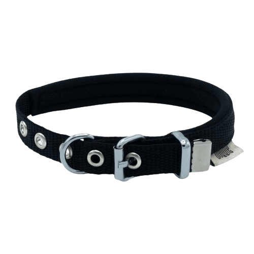 Doggie Konfor Dokuma Boyun Tasması Siyah 1,5X25-30Cm - STD