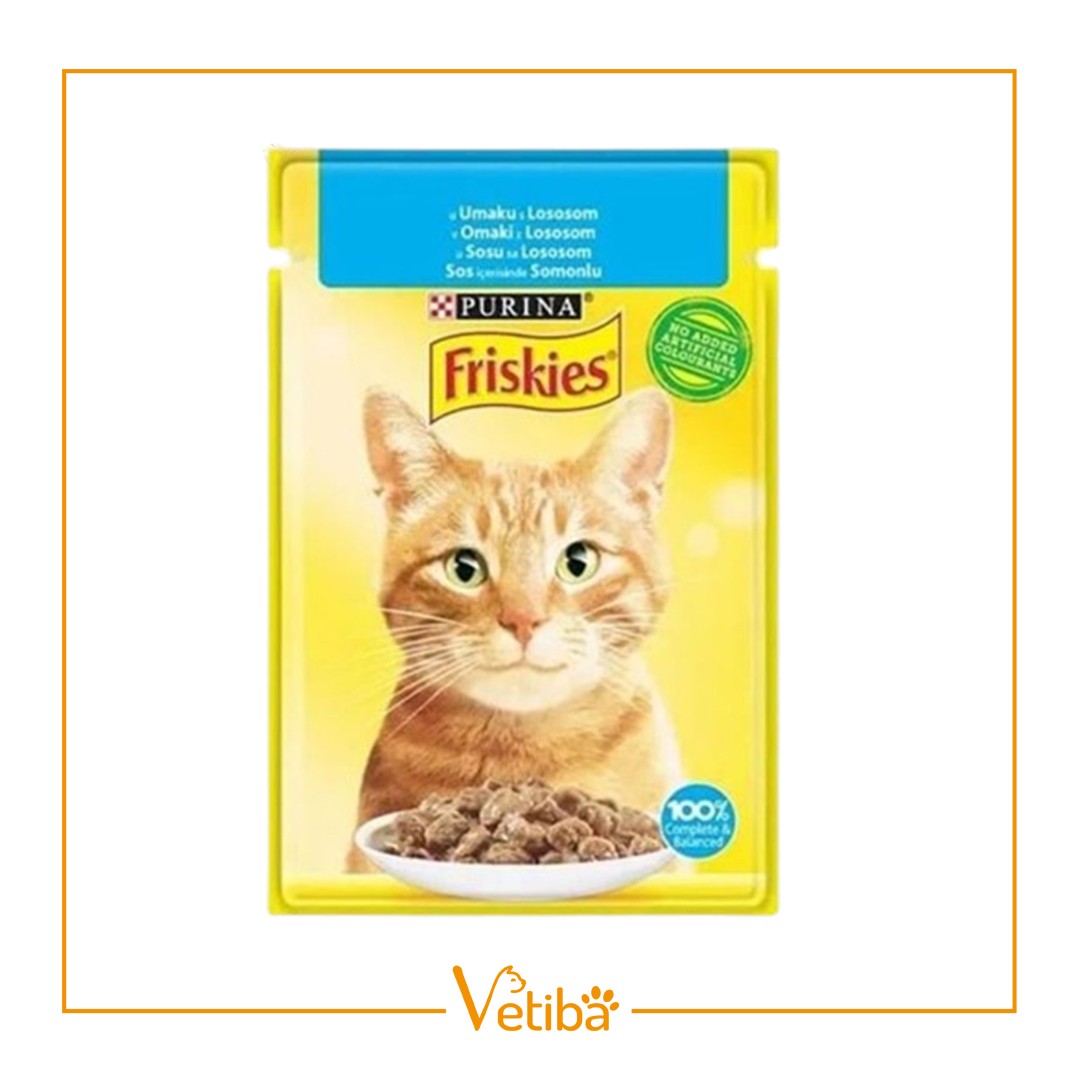 Friskies Somonlu Kedi Yaş Mama 85 g - STD