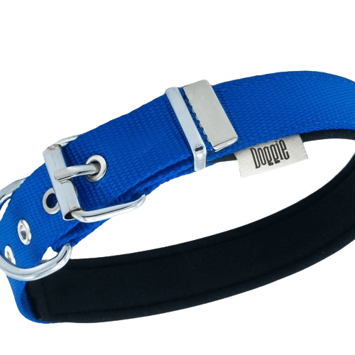 Doggie Konfor Dokuma Boyun Tasması Royalmavi 2,5X37-45Cm
