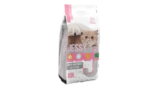 Jessy Bebek Pudralı Beyaz Bentonit Kedi Kumu 10 l - STD