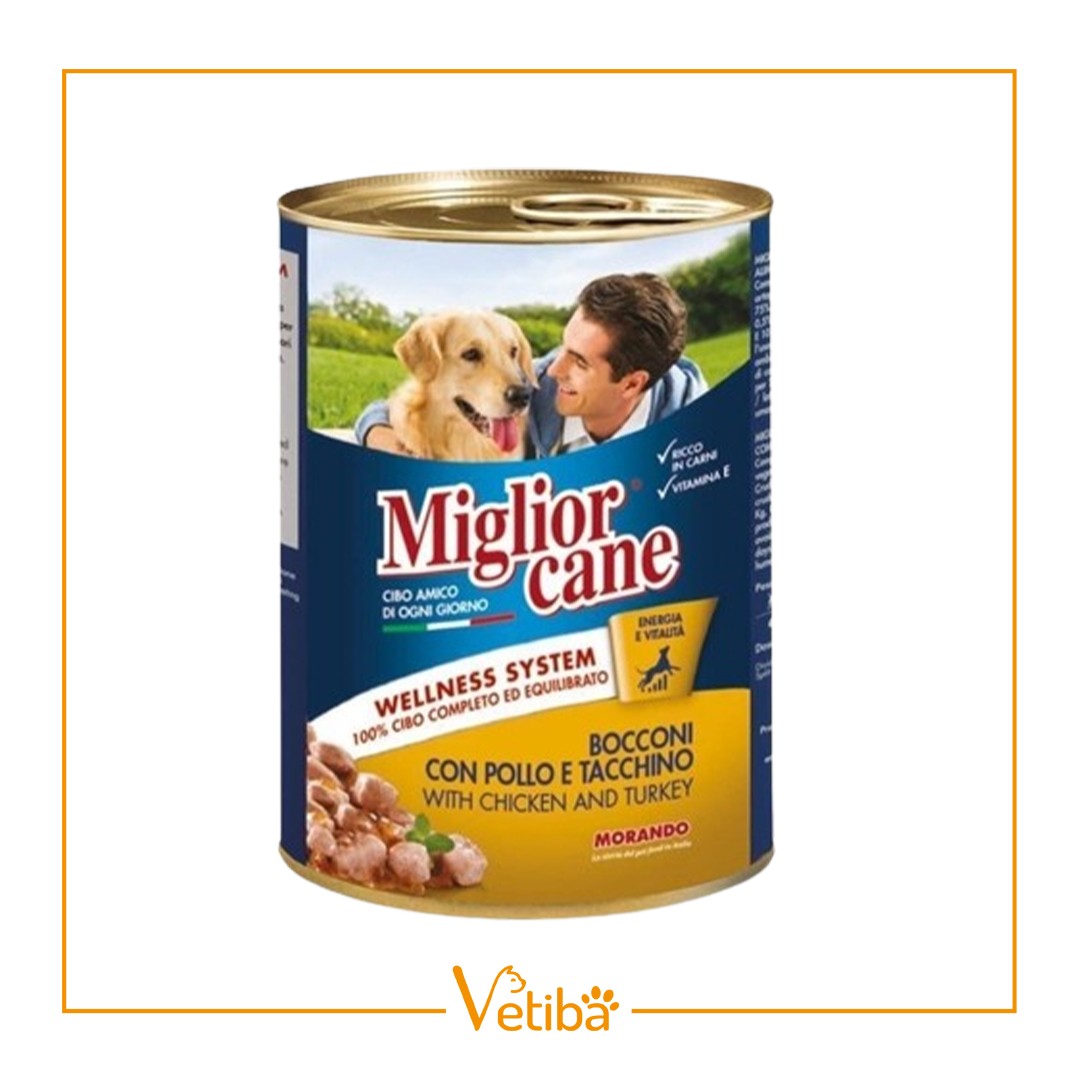 Miglior Gatto Tavuklu Yetişkin Köpek Yaş Maması 405 gr - STD