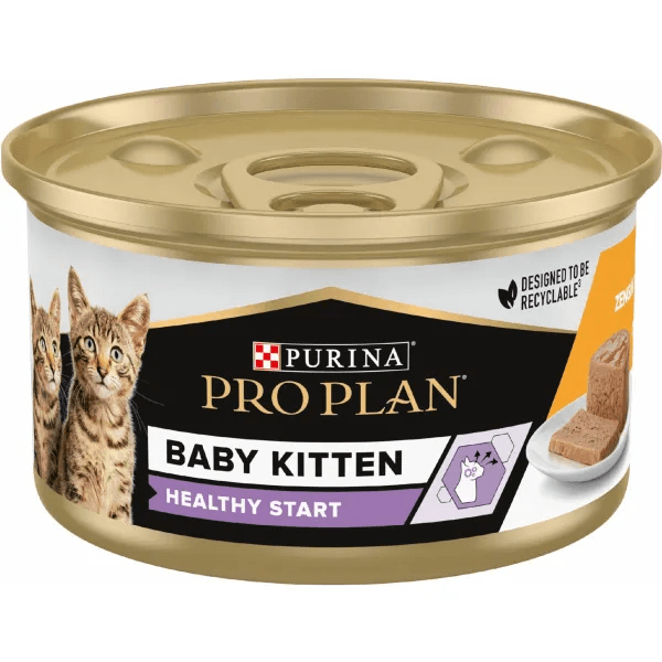 Proplan Tavuk Etli Baby Kitten Kedi Yaş Maması 85 gr - STD