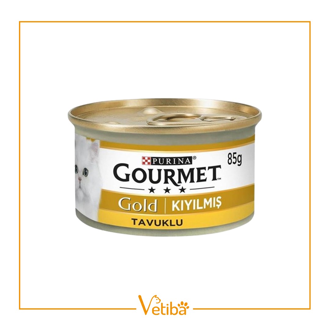 Purina Gourmet Gold Kıyılmış Tavuklu Kedi Konservesi 85 gr - STD