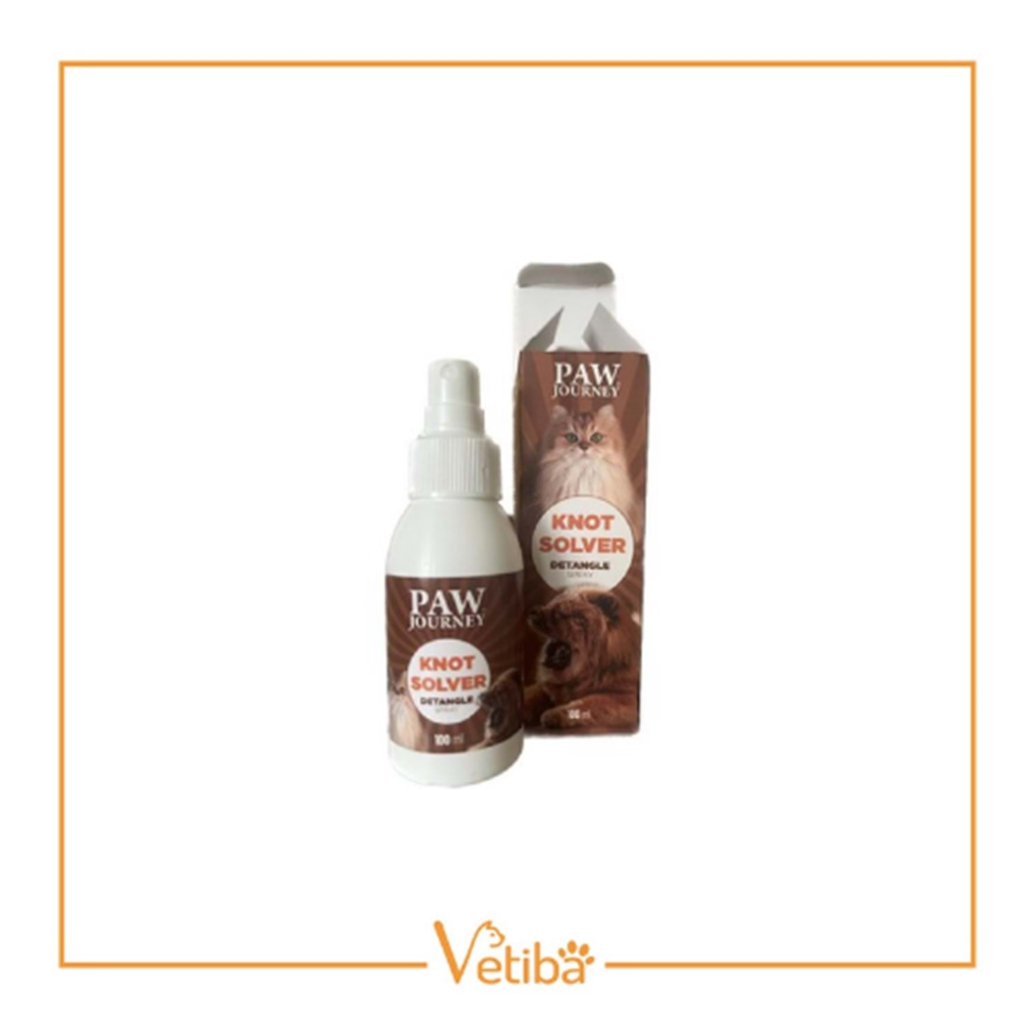 Paw Journey Kedi Köpek Kolay Tarama Spreyi (Kıtık Açıcı) 100 ml - STD