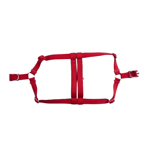 Doggie Konfor Dokuma Ronin Göğüs Tasması Kırmızı 3X75-85Cm