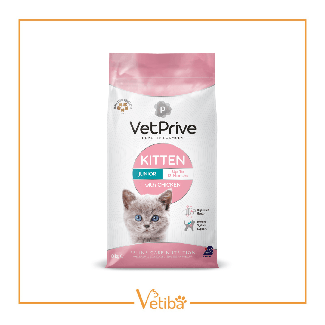 VetPrive Tavuklu Yavru Kedi Maması 10 kg - STD