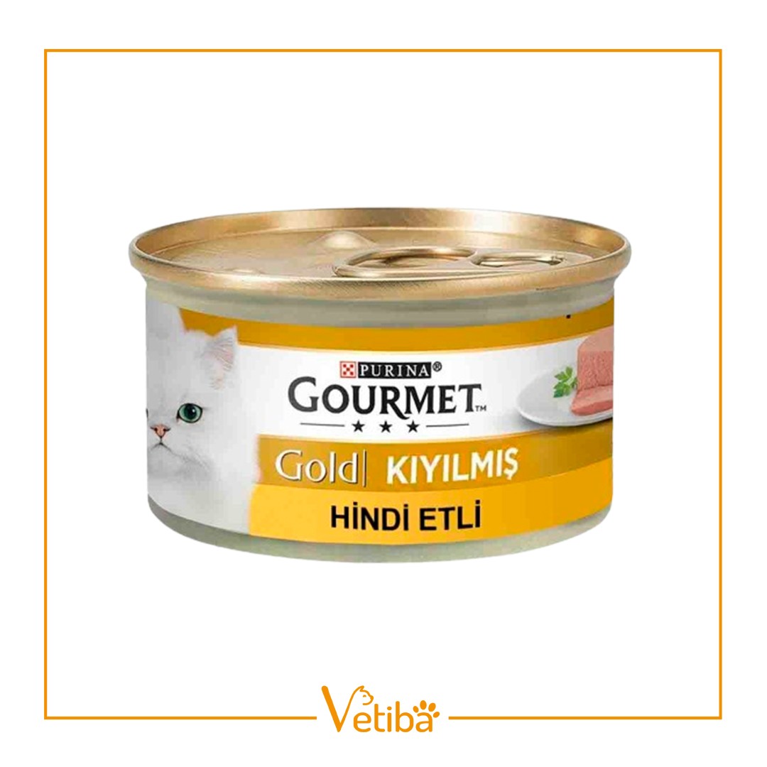 Purina Gourmet Gold Kıyılmış Hindi Etli Kedi Konservesi 85 gr - STD
