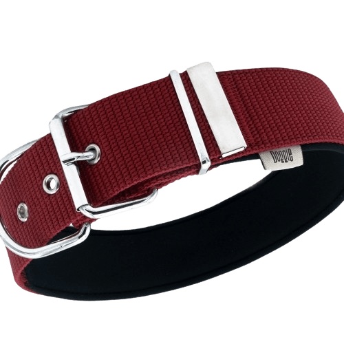Doggie Konfor Dokuma Boyun Tasması Kırmızı 5X60-70Cm