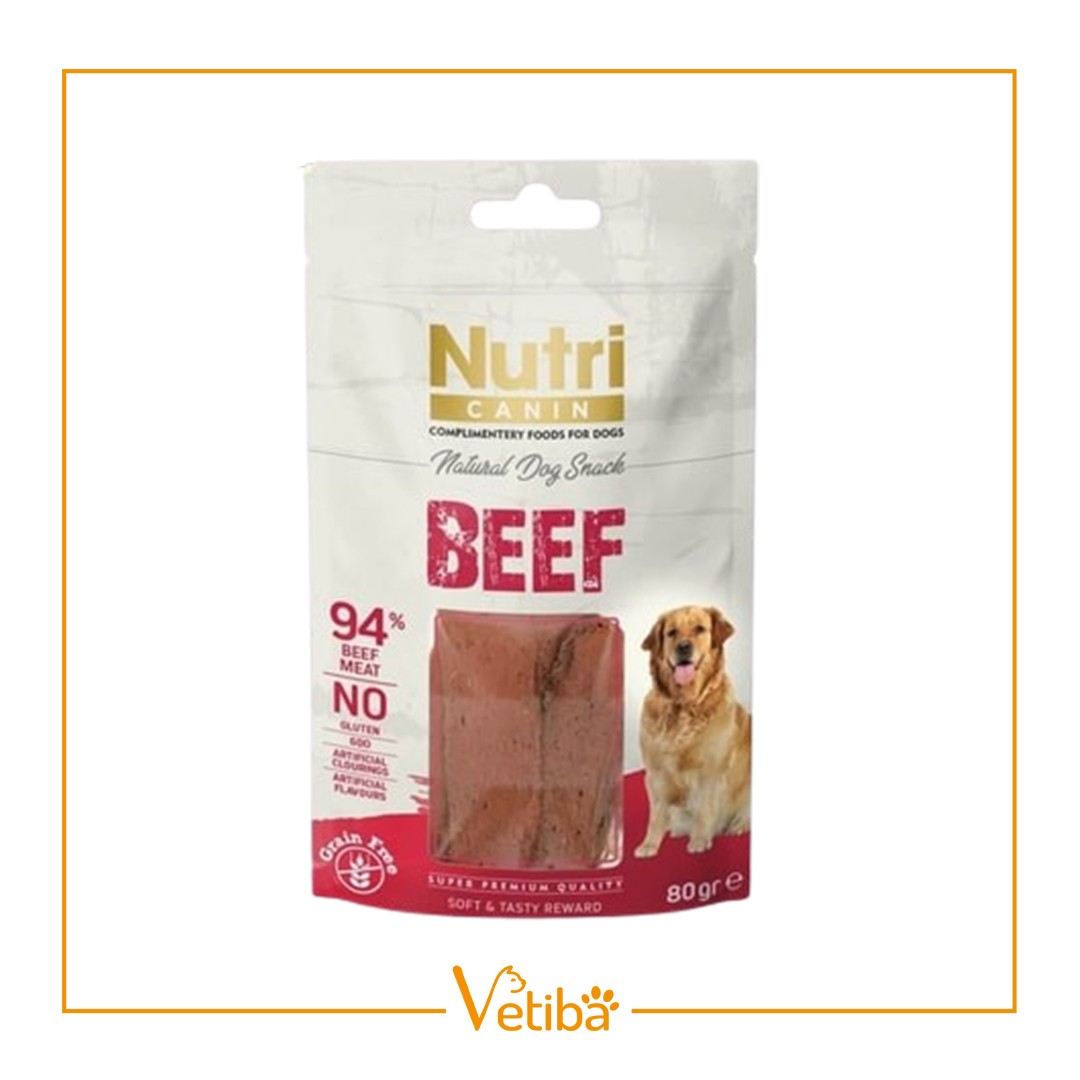 Nutri Canin Tahılsız Sığır Etli Köpek Ödül Maması 80 gr - STD