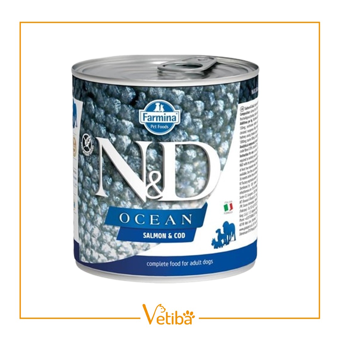 ND Ocean Somon & M.Balığı Köpek Konservesi 285 gr - STD