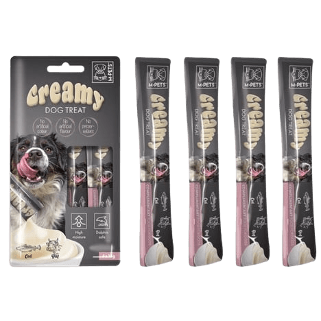 Creamy Morina Balıklı & Sığır Etli Köpek Sıvı Ödül Maması 4*15 g