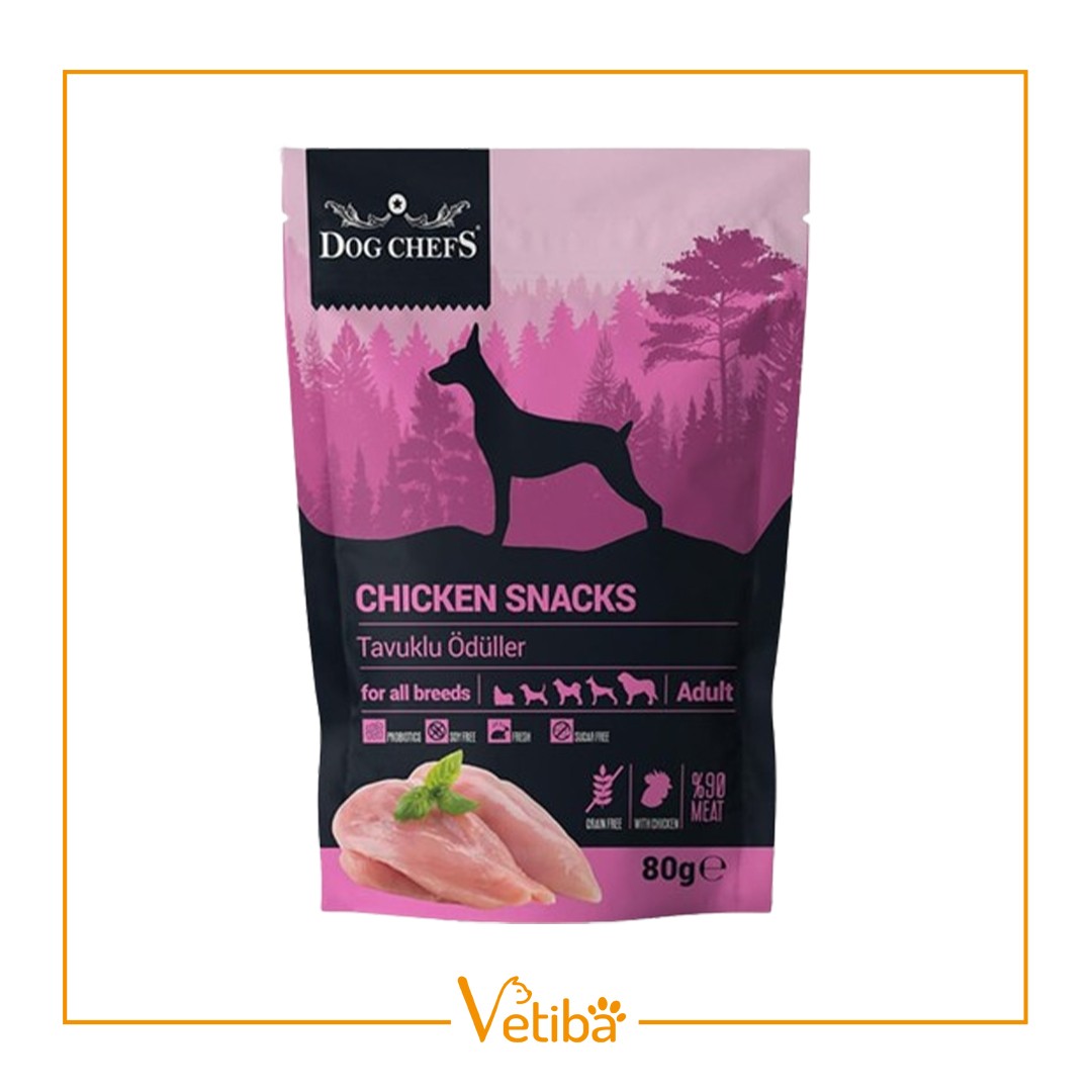Dog Chefs Tavuklu Köpek Ödül Maması 80 g - STD