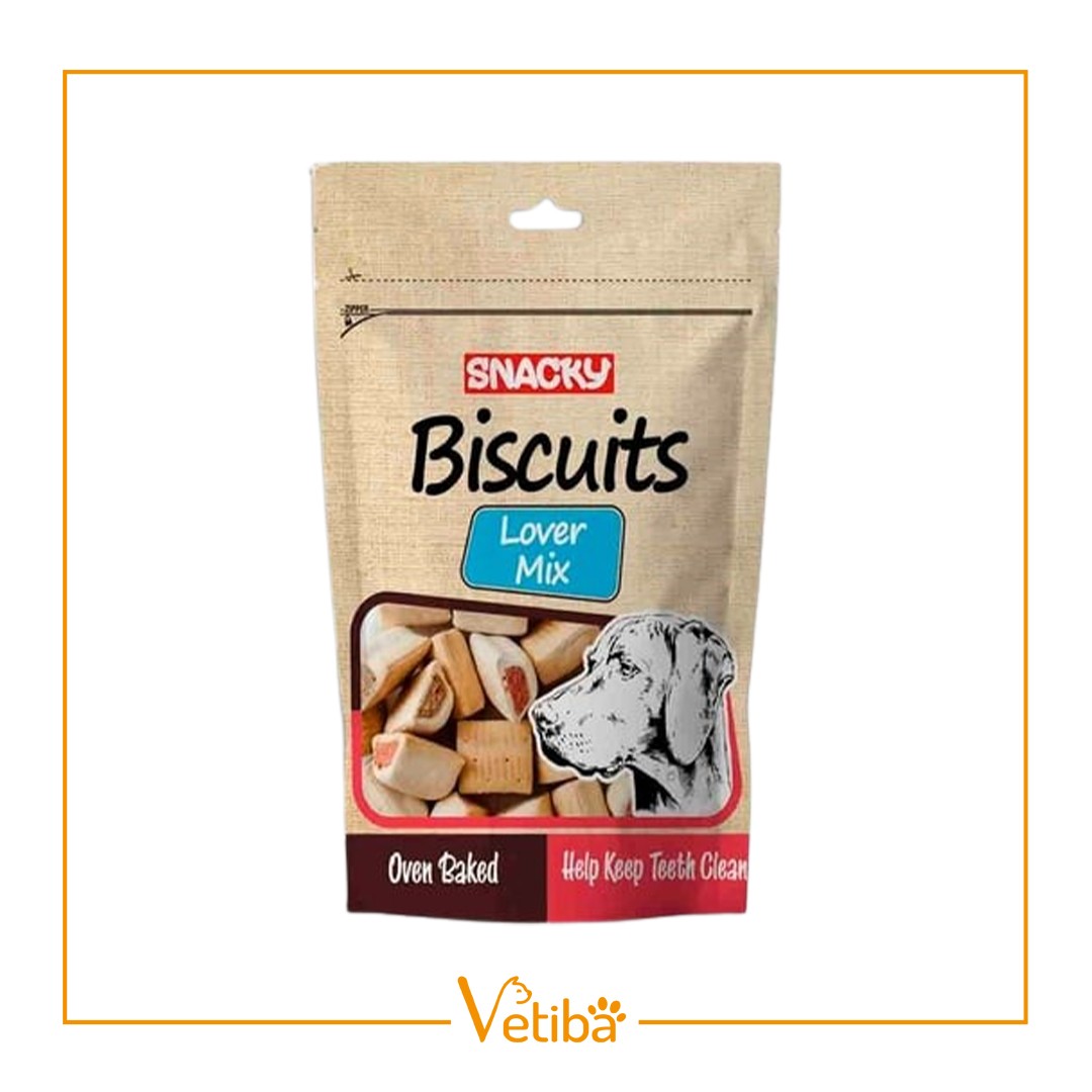 Snacky Biscuits Lover Mix Köpek Ödül Bisküvisi 200 gr - STD