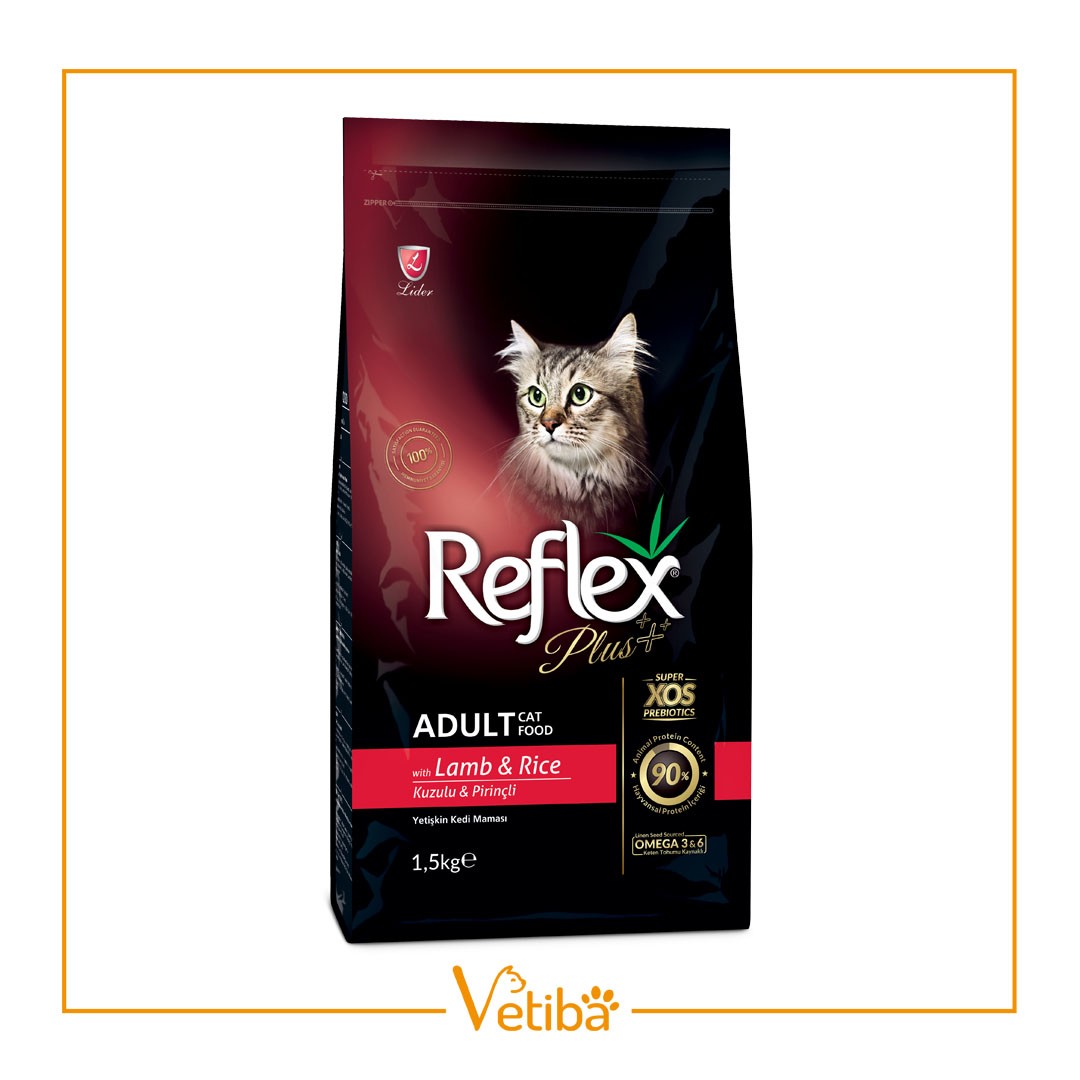 Reflex Plus Kuzu Ve Pirinçli Yetişkin Kedi Maması 1.5 kg - STD