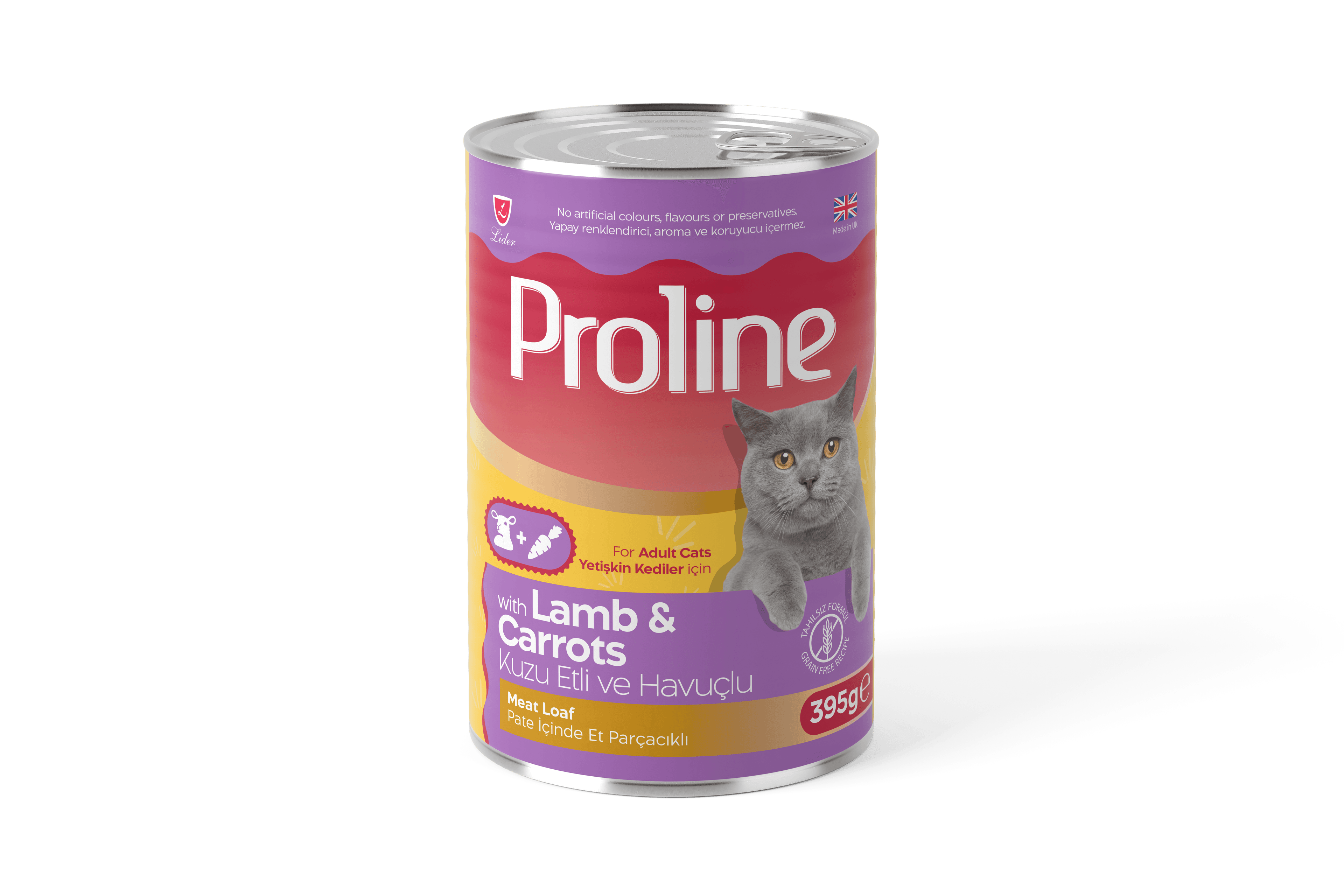 Proline Kuzu Etli Ve Havuçlu Yetişkin Kedi Maması 395 g - STD