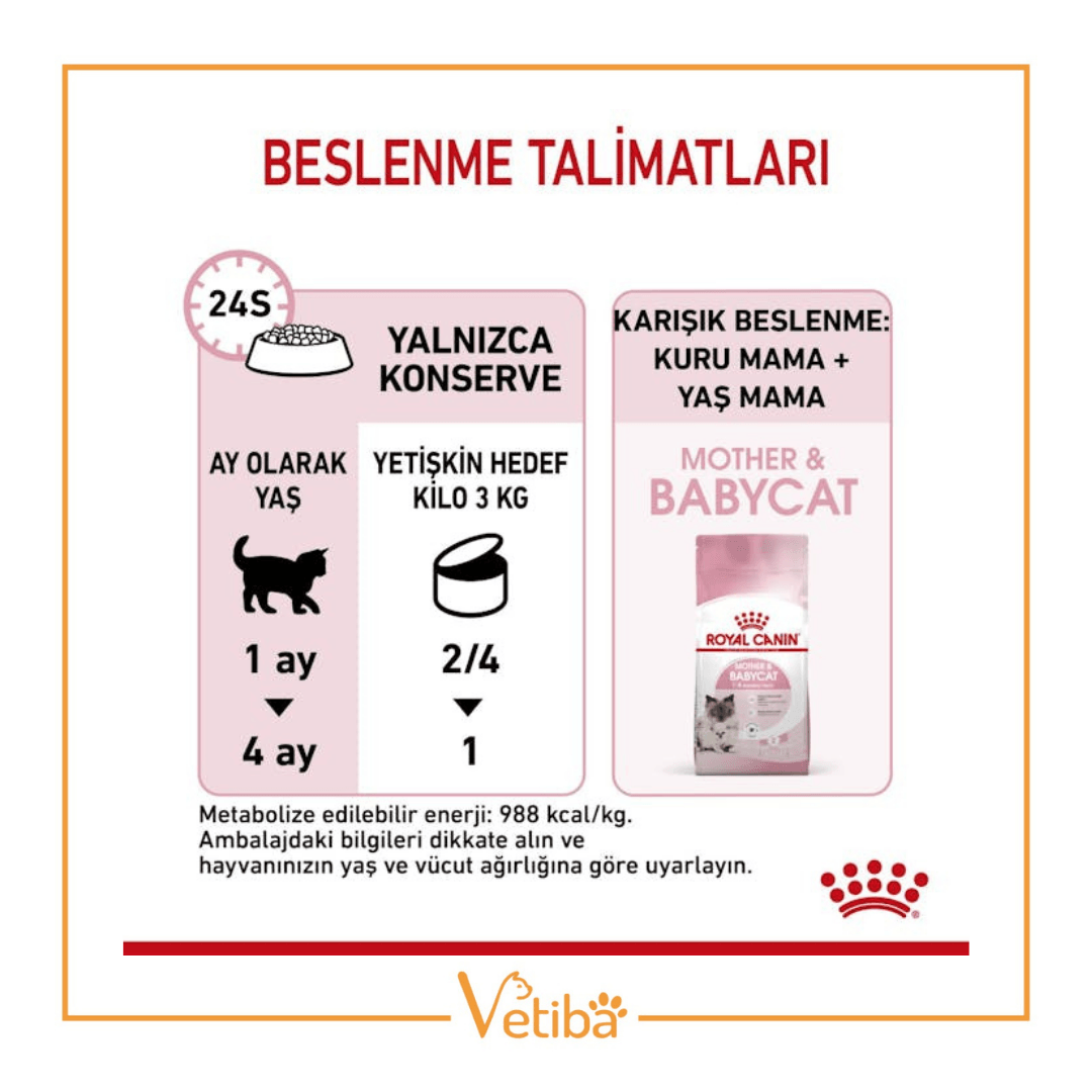Royal Canin Mother&Babycat Instinctive Yavru Kedi Yaş Maması 195 gr
