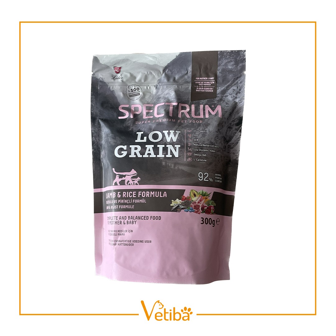 Spectrum Low Grain Kuzu Etli Bebek Kedi Maması 300 gr - STD