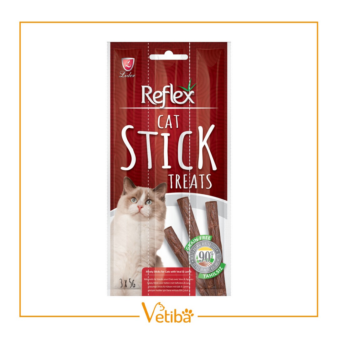 Reflex Biftekli Kedi Ödül Çubuğu 3*5 gr - STD