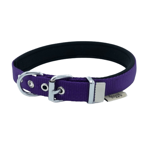 Doggie Konfor Dokuma Boyun Tasması Mor 2X30-35Cm