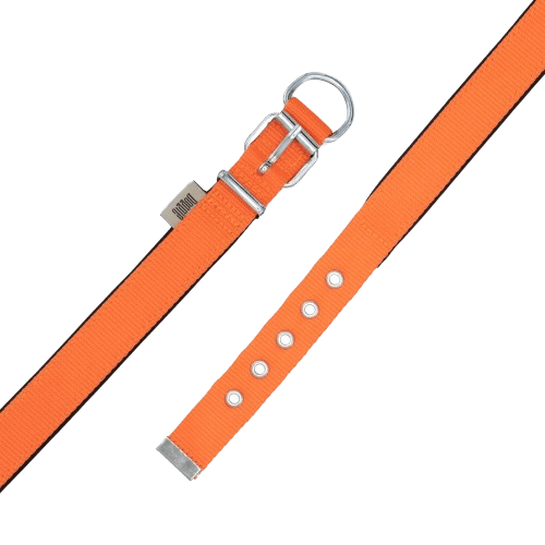 Doggie Konfor Dokuma Boyun Tasması Turuncu 2,5X37-45Cm