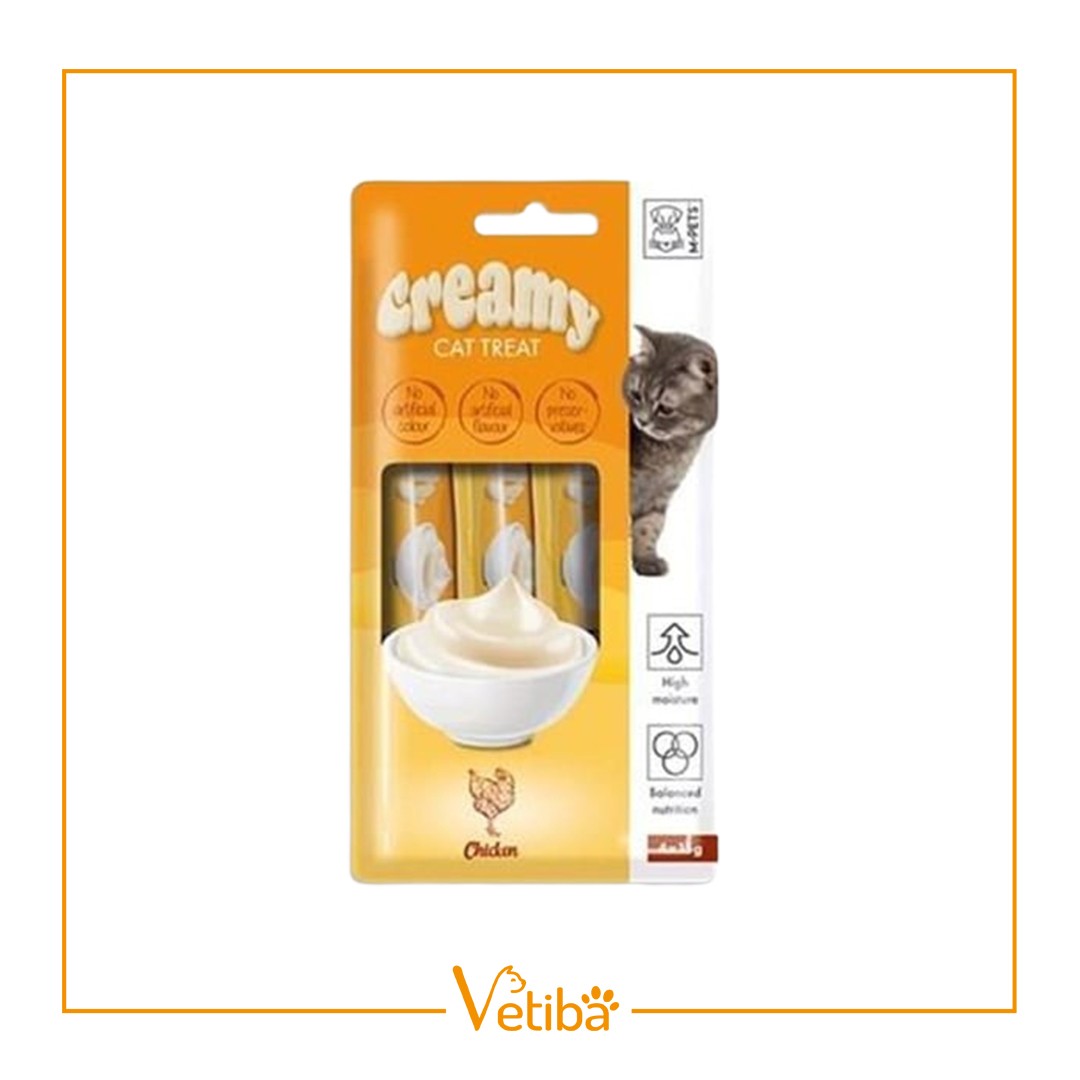 Creamy Tavuklu Kedi Ödül Maması 4*15 g - STD