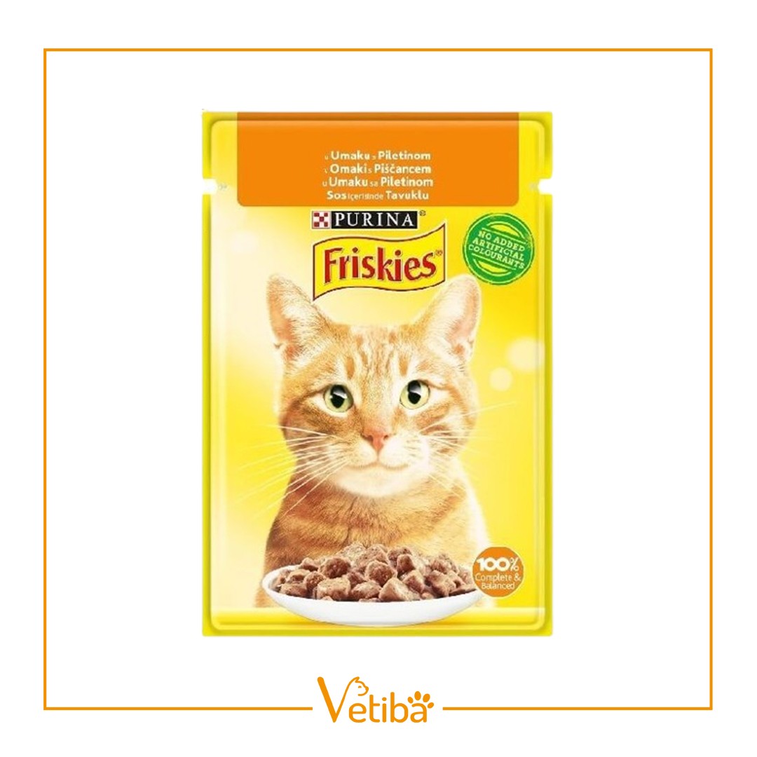 Friskies Tavuklu Kedi Yaş Mama 85 g - STD