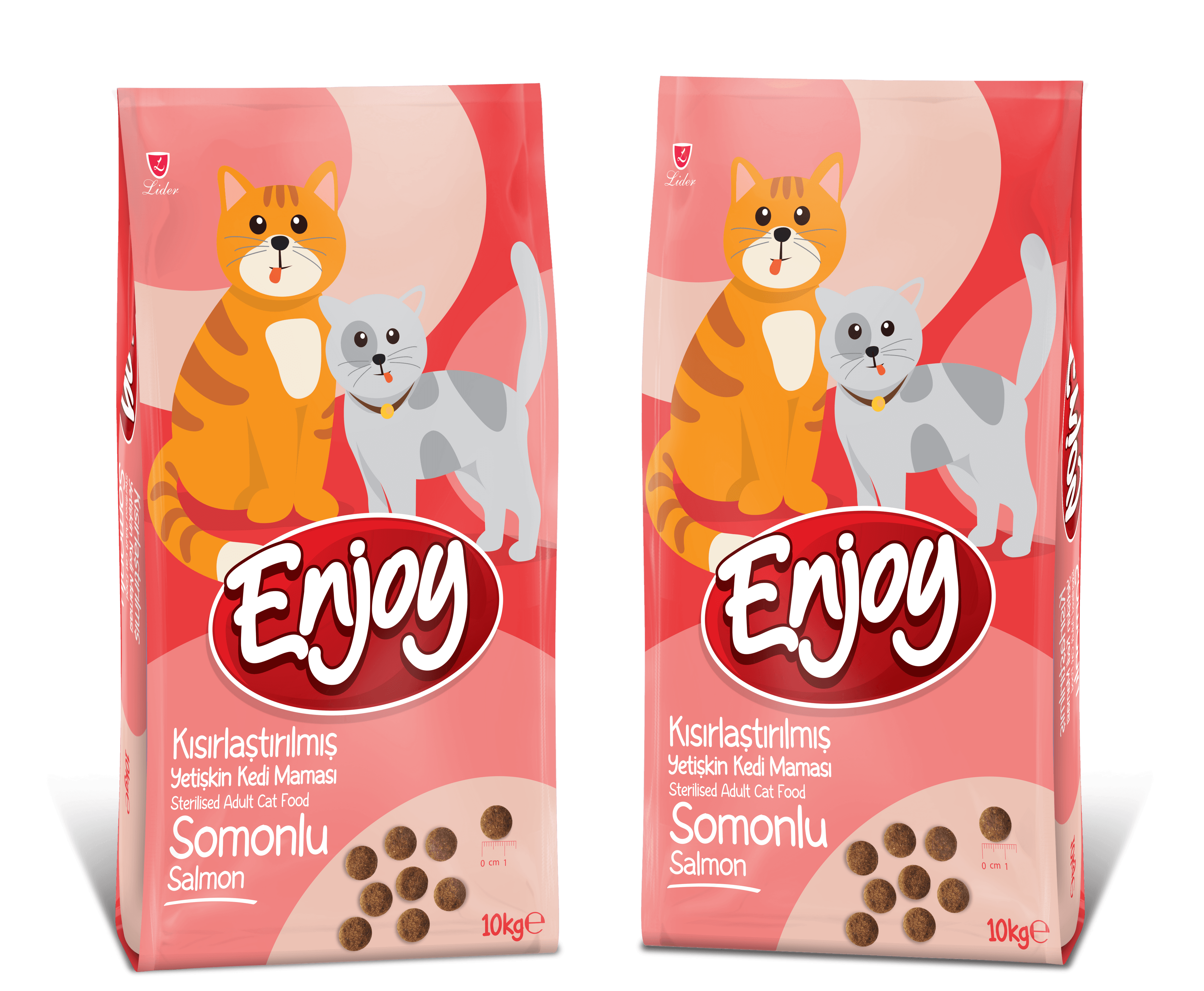 Enjoy Somonlu Kısırlaştırılmış Kedi Maması 10 kg - STD