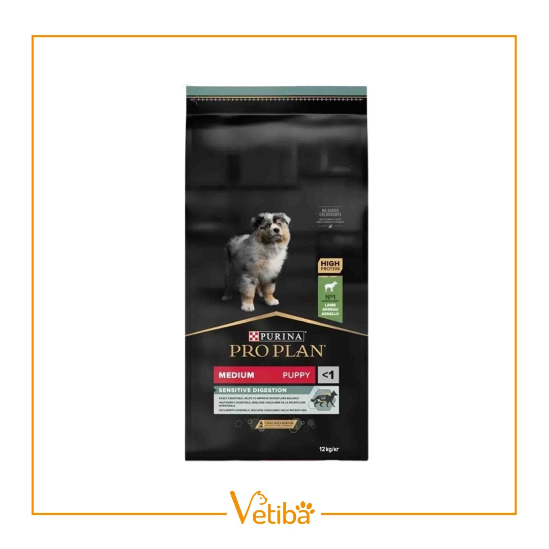 Proplan Kuzu Etli Medium Yavru Köpek Maması 12 Kg - STD