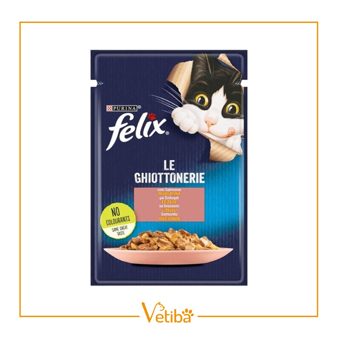 Felix Somon Balıklı Yetişkin Kedi Konservesi Pouch 85 gr - STD