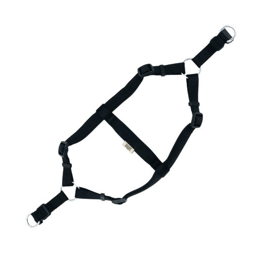 Doggie Konfor Dokuma Ronin Göğüs Tasması Siyah 2X45-55Cm