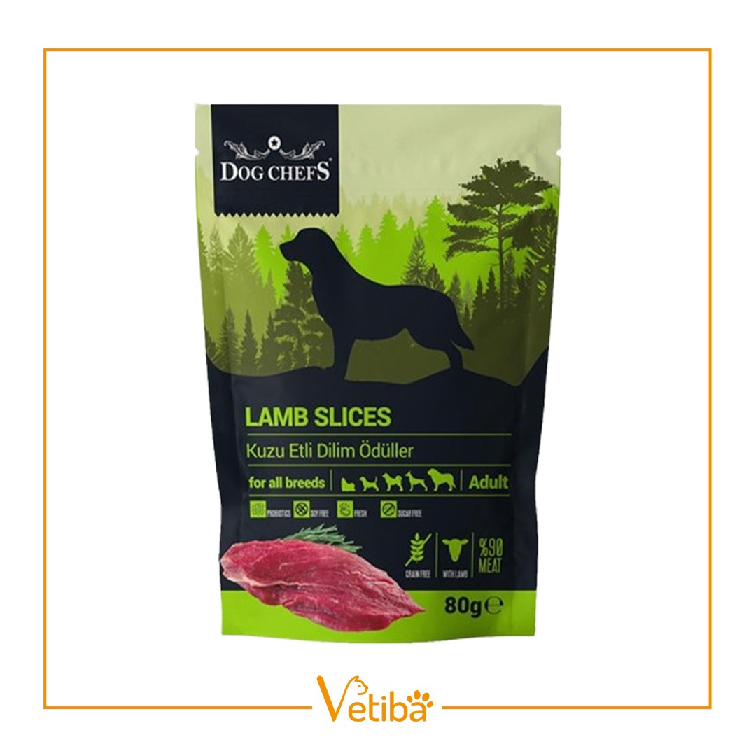 Dog Chefs Kuzu Etli Köpek Ödül Maması 80 g - STD