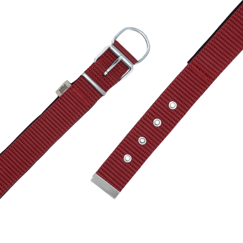 Doggie Konfor Dokuma Boyun Tasması Kırmızı 4X57-65Cm
