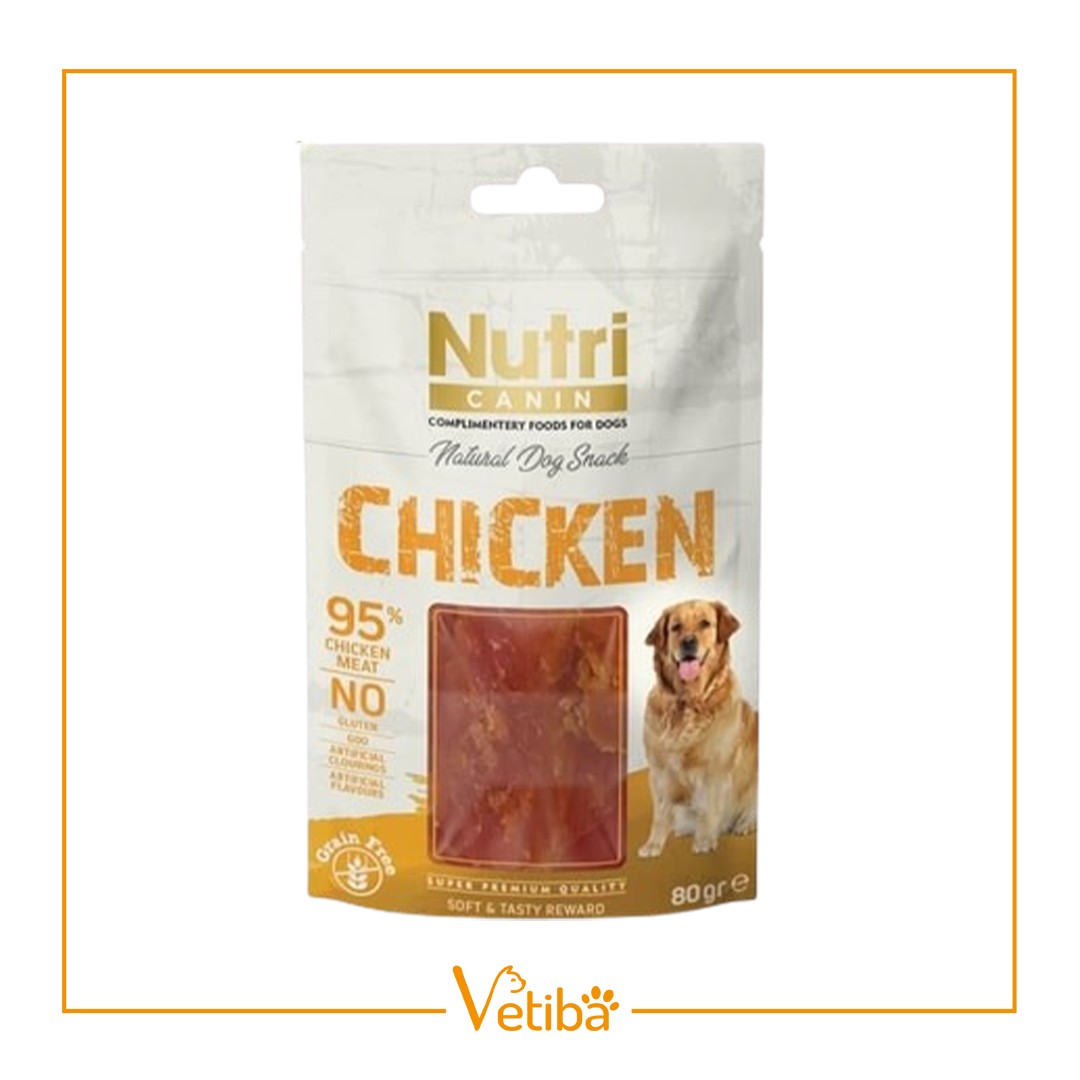 Nutri Canin Tahılsız Tavuk Etli Köpek Ödül Maması 80 gr - STD