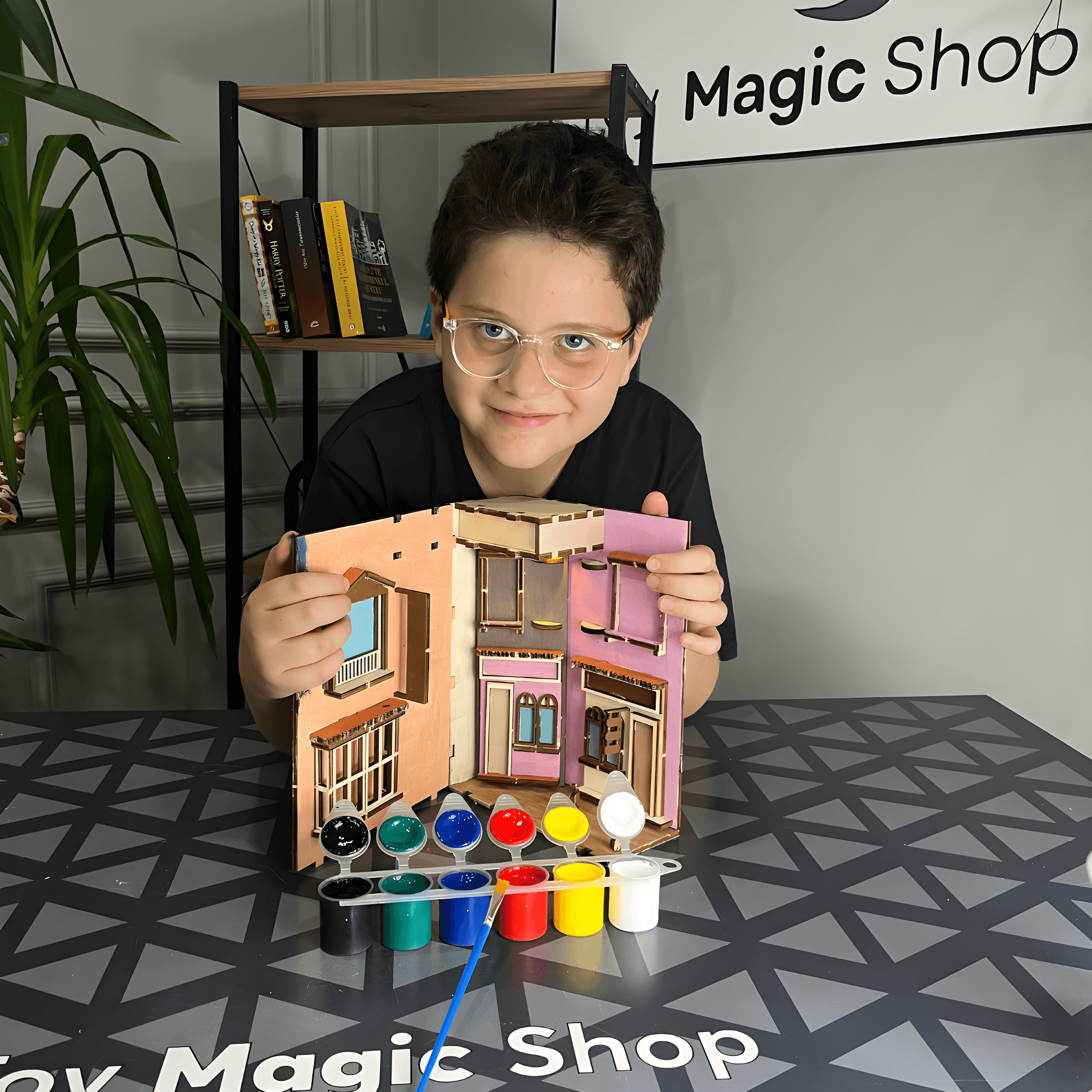 3D DIY Boyanabilir Ahşap Puzzle: Çocuklar İçin Boyanabilir LED Aydınlatmalı Puzzle