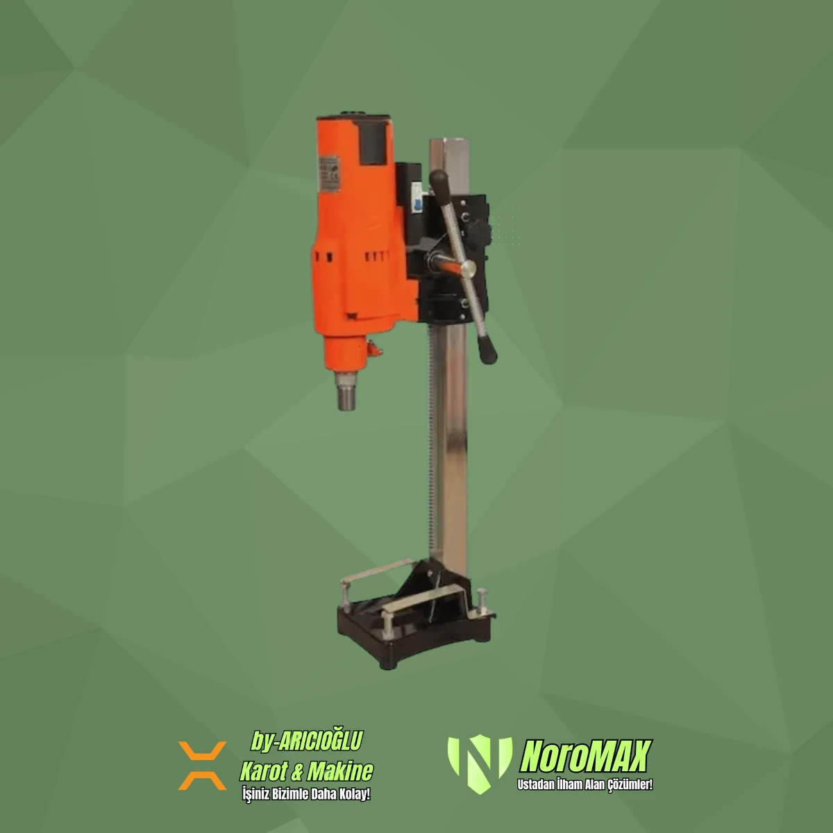 Catpower 9316 Karot Makinası 3960w Düz Sehpalı