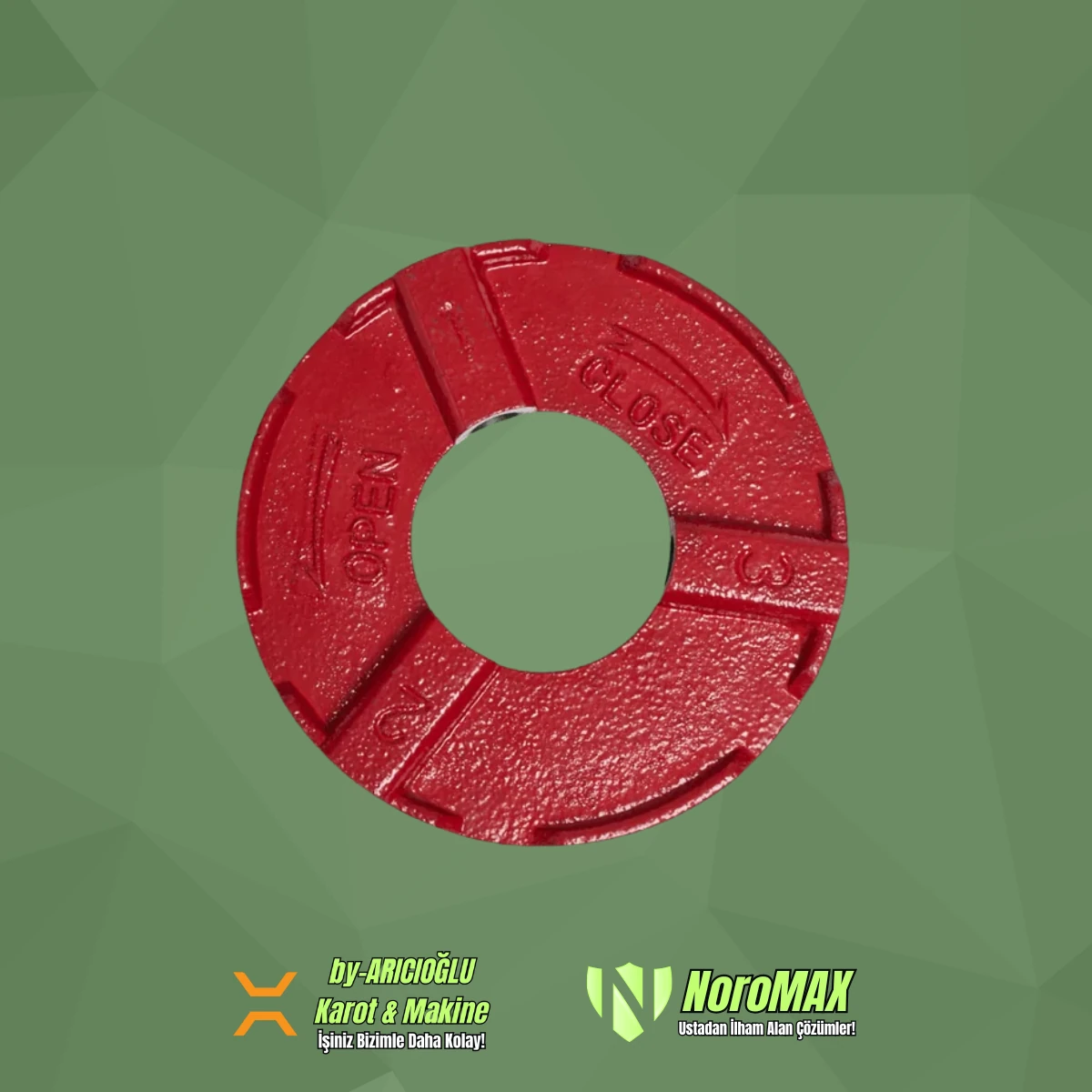 Noromax 2'' Arka Kavrama Mengene Boş Kapak