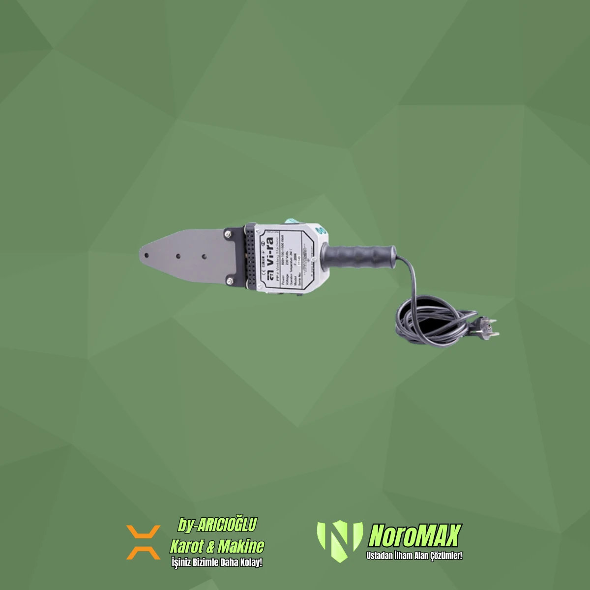 Vİ-RA F-2000 1400w Çift Rezidans Profesyonel Boru Kaynak Makinası TEK