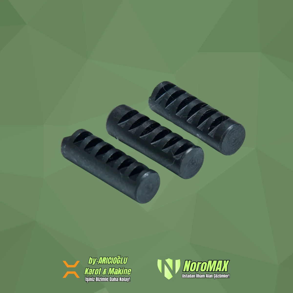 Noromax 3'' Pafta Arka Kavrama Mengene Tırnakları ( Arka Ayna Tırnakları )